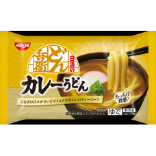 Nissin Brand Curry Flavoured Frozen Udon Noodles 