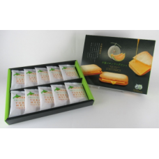 Kitami suzukibrand Cookies with melon flavoured chocolaty