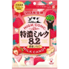 UHA brand Strawberry & milk flavoured candy